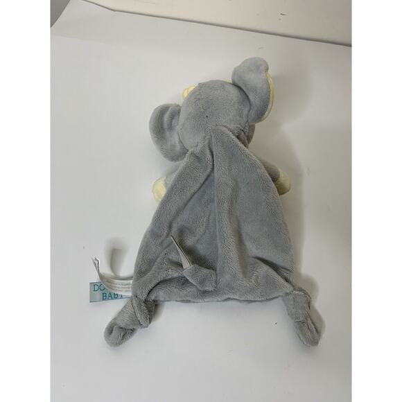 DOUGLAS BABY Plush Lovey Security Blanket Teether 10" Elephant Gray Grey - Picture 4 of 7
